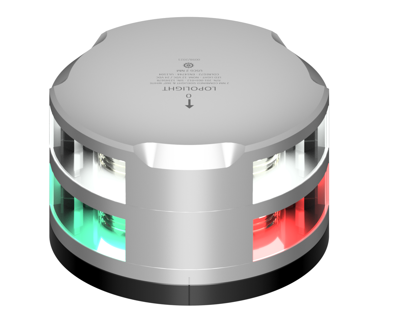 2nm Comb Side + 360° White, 6M w/FB base 2nm Comb Side + 360° White, 6M w/FB base
